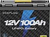 EcoFlow Lithium 12V 100Ah Deep Cycle LiFePO4 Battery