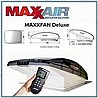 סאנרוף MAXXFAN דלוקס ממונע שקוף
