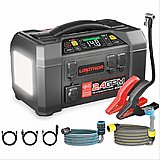 בוסטר הנעה LOKITHOR AW401 Jump Starter עם מדחס אוויר לשטיפה בלחץ 2500 אמפר בוסטר הנעה LOKITHOR AW401 Jump Starter עם מדחס אוויר לשטיפה בלחץ 2500 אמפר