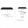 מערכת סולארית אינטגרלית 1500Wh - הספק 1000W - סולארי 580W