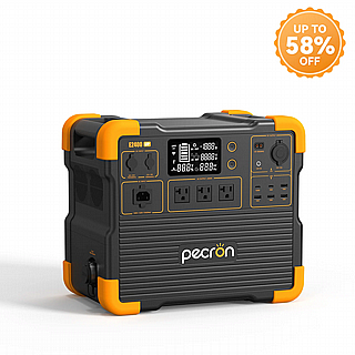 ���� �� ����� PECRON E2400LFP Portable Power Station 2400W 2048Wh