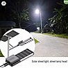 תאורה סולארית ציבורית מקצועית 14 שעות 120W 170Lm/W IP67 240led 6000K 20400Lm