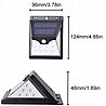 תאורת לד סולארית 3 מצבים - 40 לד + חיישן IP65