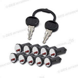 Kit 10 cylinders 2 keys Zadi